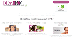 Desktop Screenshot of dermatonespa.com