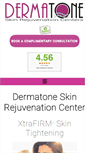 Mobile Screenshot of dermatonespa.com